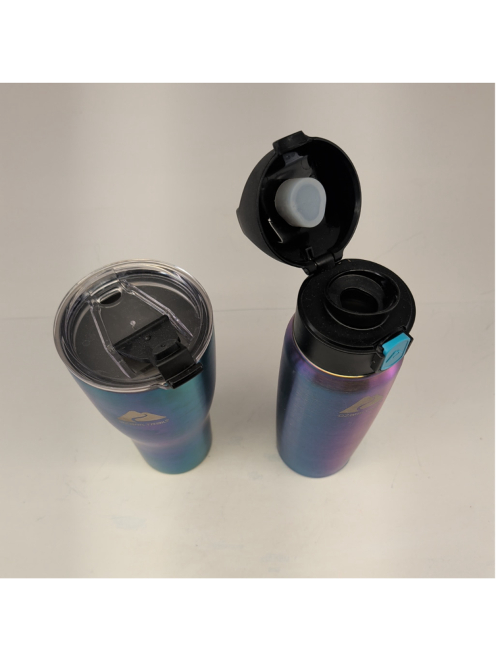 Set of two Ozark Trail Water Bottles & Thermoses Blue Purple - Picture 2 of 5
